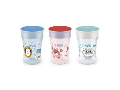 Tazza NUK 230ml Magic Cup con coperchio