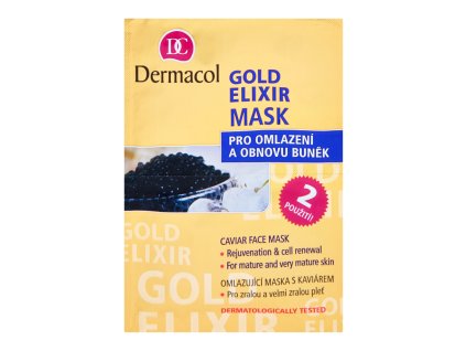 Maschera Dermacol 2x8g Gold Elixir
