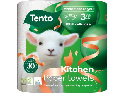 Questo strofinaccio da cucina (2 pezzi/34 m/foglio) a 3 veli