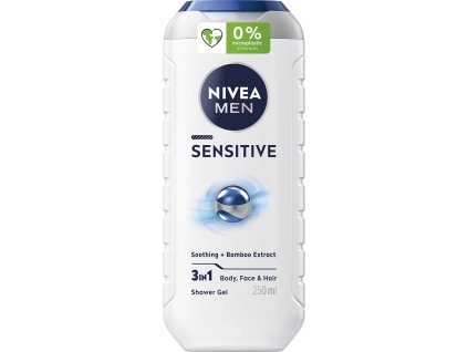 Nivea SG Uomo 250ml Sensitive