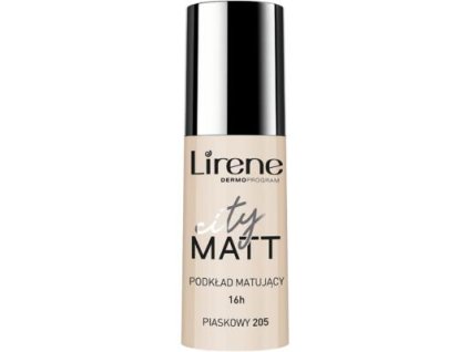 111411 lirene city matt matujici tekuty make up 205 sand 30 ml