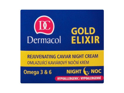 Crema da notte Dermacol 50ml Gold Elix caviale