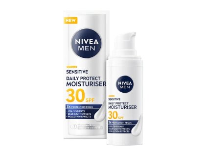 Crema viso Nivea UOMO 50ml Daily Sensitive SPF 30