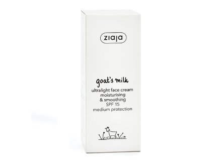 Crema leggera Ziaja SPF15 50ml Latte di capra