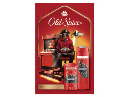 Set regalo Old Spice per uomo Wolfthorn (gel doccia 250 ml + deodorante stick 50 ml)