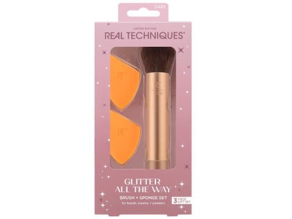 REAL TECHNIQUES VB GLITTER ALL THE WAY Set di pennelli e spugna