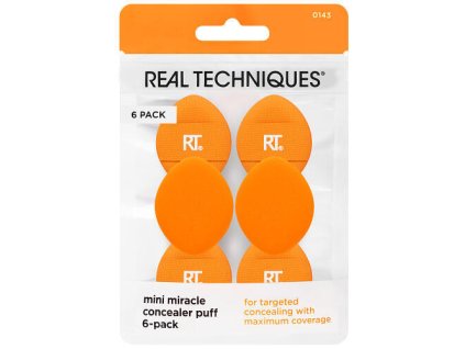 REAL TECHNIQUES Mini Miracle Powder Puff per correttore 6 pezzi