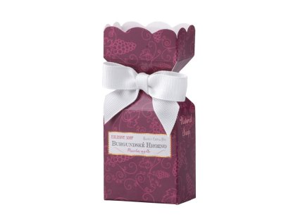 Sapone all'uva della Borgogna in scatola viola 90 g