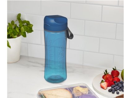 Sistema Tritan Bottle con cinturino Hydrate Swift Flip Top 600 ml, blu