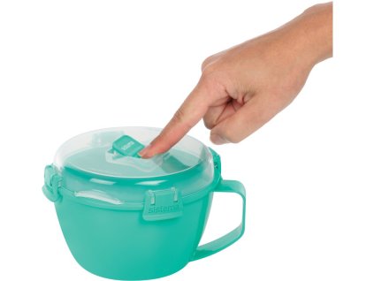 Contenitore per noodles e patatine Sistema per microonde 940 ml, menta