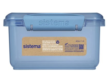 Sistema Ocean Bound Lunch Plus Lunch Box con posate 1,2 l, blu