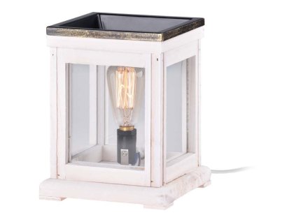 Scalda candele, lampada elettrica per aromi, lampadina Edison, legno stagionato