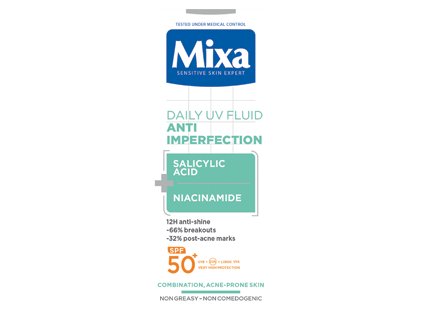 Fluido UV MIXA 40ml Anti-Imperfezioni SPF50