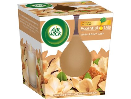 Candela Air Wick 105g Vaniglia e caramello Pz