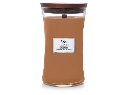 Vaso Woodwick Santal Myrrh grande