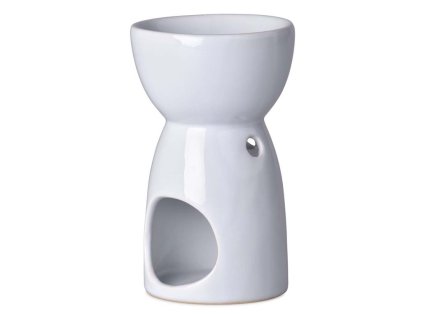 Lampada per aromi in ceramica bianca 94x156mm