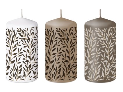 Candela cilindrica 60x120 mm Petali, mix di colori