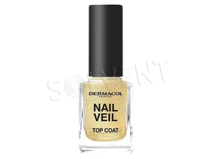 Top coat decorativo Dermacol NAIL VEIL Sparkling beach