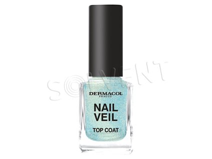 Top coat decorativo Dermacol NAIL VEIL Sparkling ocean