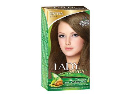 Tinta per capelli LADY in Color, 5.4 Castano chiaro