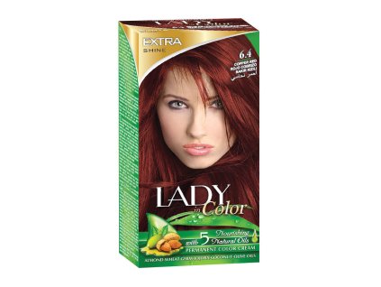 Tinta per capelli LADY in Color, 6.4 Rosso rame