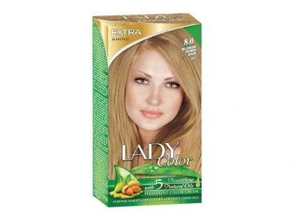 Tinta per capelli LADY in Color, 8.0 Biondo