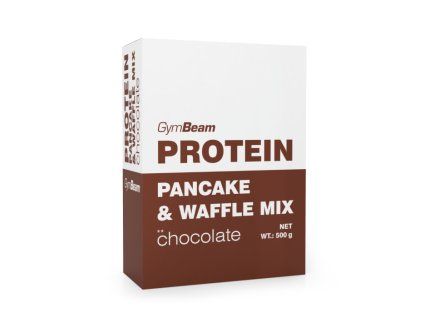 protein pancake waffle mix chocolate 500 g gymbeam