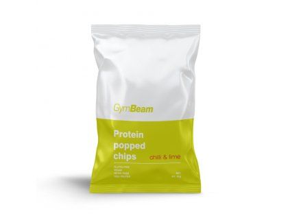 protein popped chips 40 g chilli lime gymbeam 1