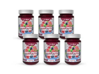 jammy spread forest fruit 6x220 g gymbeam