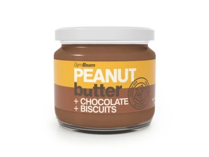 peanut butter chocolate biscuit 340 g gymbeam