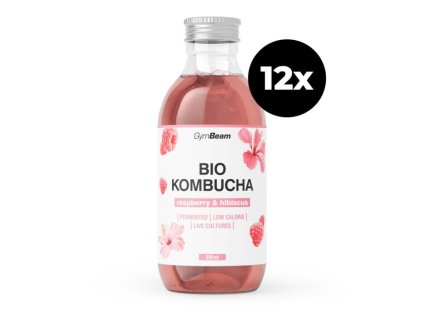 bio kombucha raspberry mockup bulk