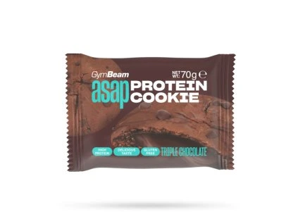 asap cookie tripple chocolate 70 g gymbeam