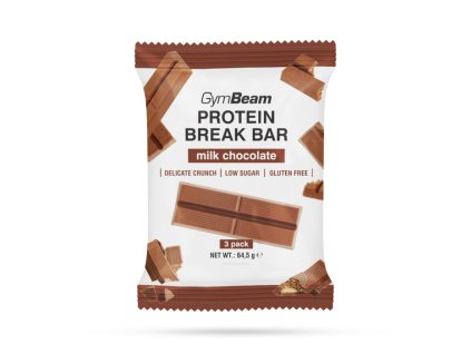 protein break bar 3pack 64 5 g gymbeam 1