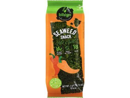 BIBIGO snack alle alghe gusto peperoncino 4g
