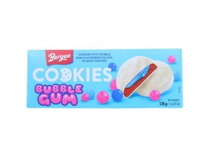 Biscotti Bergen con gomma da masticare 128g