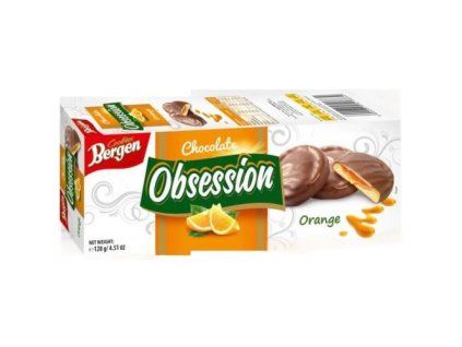 Biscotti Bergen Obsession all'arancia 128 g