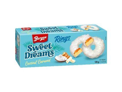 Anelli Bergen Sweet Dreams al cocco e caramello 128g