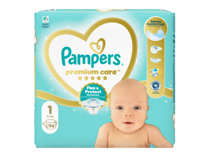 Pampers Premium S1 (94 pezzi/foglio)