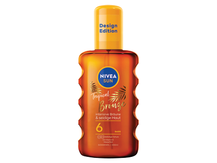 Olio solare Nivea SPF6 200ml Tropic Bronze