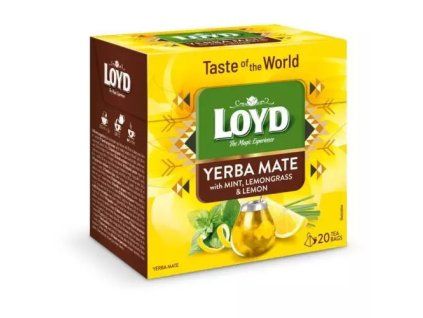 Loyd Tea Pyramid World Yerba Mate con menta, citronella e limone 34g