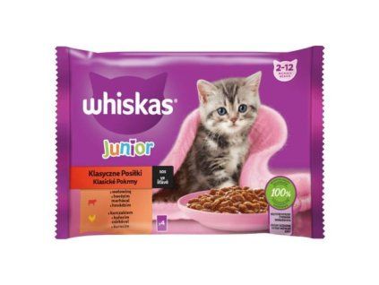 Whiskas in bustina MP Junior Classic Selection @4x85g