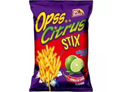Patatine McRobin Opss al gusto di peperoncino e lime, 30 g