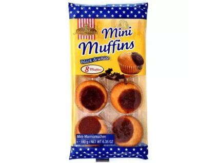 Muffin Meister Moulin in bianco e nero, 180 g (8 pezzi)