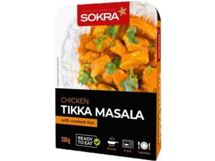 Sokra riso pollo tikka masala 330g