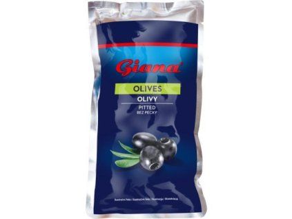 Olive nere Giana denocciolate, confezione da 180 g