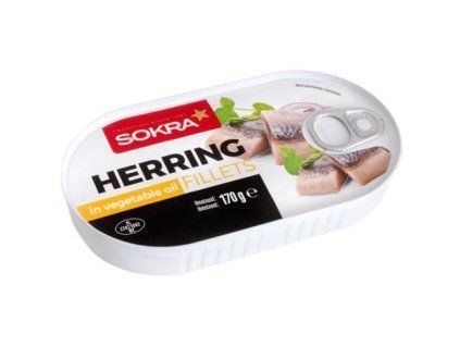 Filetti di aringa Sokra in olio vegetale 170 g