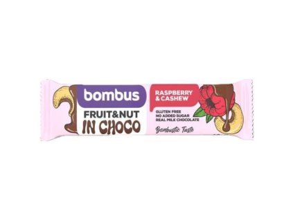 Bombus di frutta secca e lampone 40g