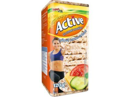 Panini di riso integrale BonaVita Active leggermente salati 120 g