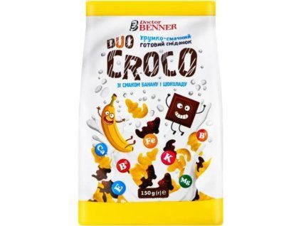 Dottor Benner duo coccodrillo banana e cioccolato 150g