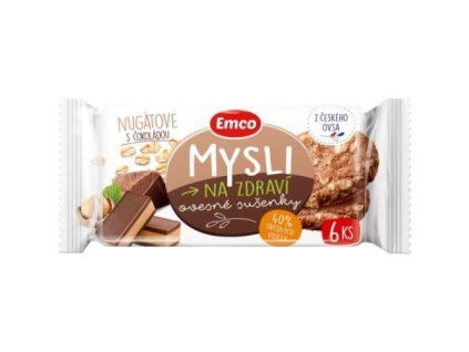 Biscotti d'avena Emco al torrone e cioccolato 60g